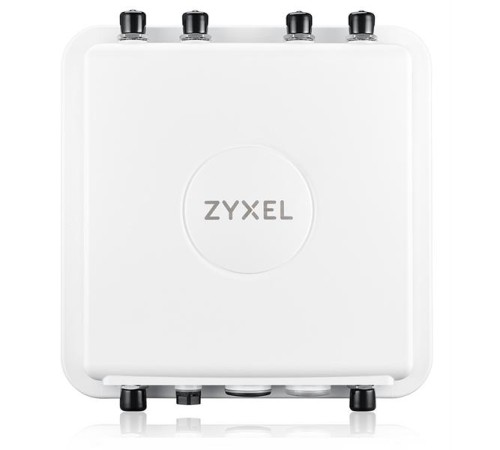 Точка беспроводного доступа Уличная точка доступа Zyxel NebulaFlex Pro WAX655E, WiFi 6, 802.11a/b/g/n/ac/ax (2,4 и 5 ГГц), внешние N-type антенны 2x2/4x4 (отдельно), до 575+4800 Мбит/с, 1xLAN 2.5GE, IP67, PoE only Точка беспроводного доступа Уличная точка доступа Zyxel NebulaFlex Pro WAX655E, WiFi 6, 802.11a/b/g/n/ac/ax (2,4 и 5 ГГц), внешние N-type антенны 2x2/4x4 (отдельно), до 575+4800 Мбит/с, 1xLAN 2.5GE, IP67, PoE only