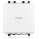 Точка беспроводного доступа Уличная точка доступа Zyxel NebulaFlex Pro WAX655E, WiFi 6, 802.11a/b/g/n/ac/ax (2,4 и 5 ГГц), внешние N-type антенны 2x2/4x4 (отдельно), до 575+4800 Мбит/с, 1xLAN 2.5GE, IP67, PoE only