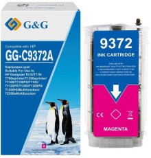 Картридж Cartridge G&G 72 для DJ T610/T620/T770/T1100/T1120/ T1200/T2300/T1300/T790, пурпурный 130 мл  аналог C9372A  гарантия 36 мес.