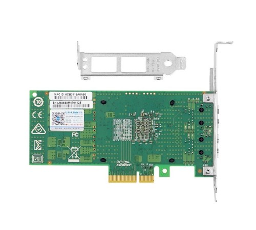 Сетевая карта/ PCIe x4 Dual-port 10G Copper Server Adapter (Intel X550) Сетевая карта/ PCIe x4 Dual-port 10G Copper Server Adapter (Intel X550)