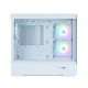 корпус ZALMAN P30 V2, MATX, WHITE, WINDOW, 2x3.5", 3x2.5", 1xUSB TYPE-C, 1xUSB3.0, SIDE 2x120mm ARGB, REAR 1x120mm ARGB, VGA support