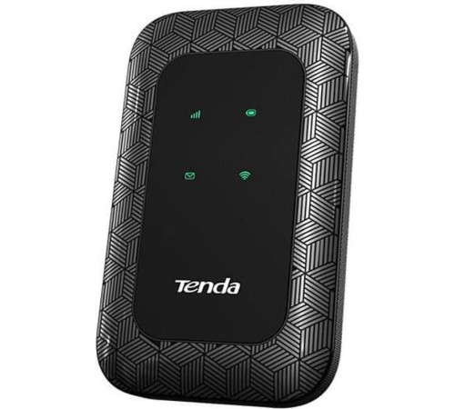 Маршрутизатор/ Tenda 4G180 v4.0 Роутер портативный LTE CAT.4, до 300 Мбит/с, 2.4 ГГц, USB-C порт, Nano SIM слот, аккумулятор 2100 мАч