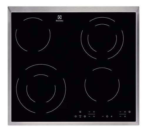 Встраиваемая варочная поверхность ELECTROLUX/ Электрическая варочная поверхность HiLight на 4 конфорки, 2 зоны с расширением, cтеклокерамика, мощность: 6300 Вт, независимая установка, размеры (ШхГ): 57.6x51.6 см,рама из нержавеющей стали Встраиваемая варочная поверхность ELECTROLUX/ Электрическая варочная поверхность HiLight на 4 конфорки, 2 зоны с расширением, cтеклокерамика, мощность: 6300 Вт, независимая установка, размеры (ШхГ): 57.6x51.6 см,рама из нержавеющей стали