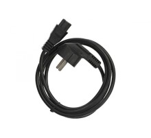 Кабель/ Кабель питания для ноутбуков 3-pin (угловая Евровилка) <VDE> 3G*0.5mm2 VCOM <CE022-CU0.5-1.8>, 1,8m