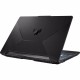 Ноутбук/ ASUS TUF A15 FA506NCR-HN044 15.6"(1920x1080 (матовый, 144Hz) IPS)/AMD Ryzen 7 7435HS(3.1Ghz)/16384Mb/512PCISSDGb/noDVD/Ext:nVidia GeForce RTX3050(4096Mb)/Cam/BT/WiFi/48WHr/war 1y/2.3kg/Graphite Black/DOS