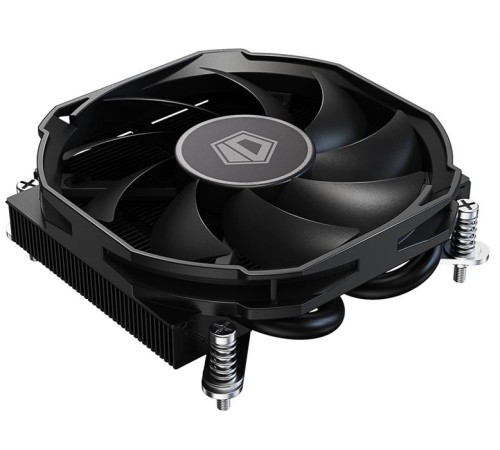 Кулер для процессора ID-COOLING IS-28i BLACK LGA1851/1700/1200/115X низкопрофильный высота 28mm (48шт/кор, TDP 65W, PWM, 2 тепл.трубки, медная база, FAN 92mm) BOX