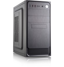 Корпус с блоком питания 450Вт./ Case Forza mATX, 450W, 2xUSB2.0, Black, w/o FAN, 12 cm fan PSU, power cord