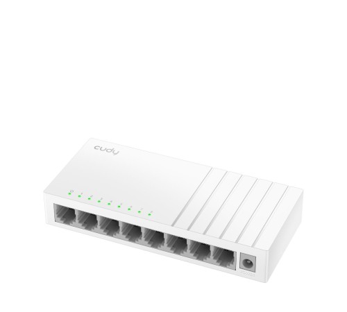 Коммутатор/ 8-Port 10/100 Mbps Desktop Switch, 8 10/100M RJ45 Ports, Loop Detection, Desktop Plastic Case, Power Saving, Plug & Play