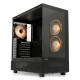 Корпус без блока питания/ Case HSPD F710, Panoramic Mid Tower, Black, TG, 0.5 SPCC, 3x120mm ARGB (FN027) E-ATX, ATX, mATX, mITX 185/395/270mm 2x2.5", 1x3.5", 7xPCI 2xUSB-A 3.0 435x230x457mm