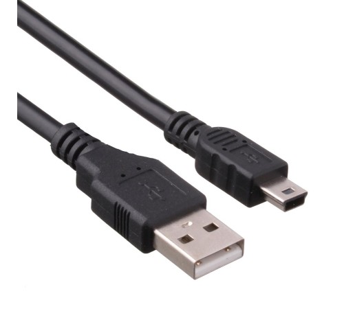 Кабель 1.5m USB AM/mini, черный, 4PH-R90118 Кабель 1.5m USB AM/mini, черный, 4PH-R90118
