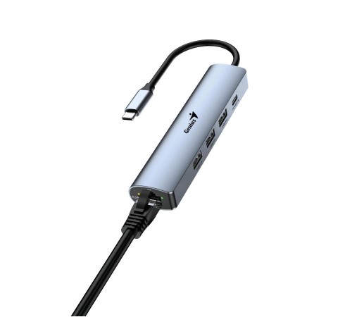 USB HUB UH-545 USB3.0 с Ethernet RJ45, гигабитным Ethernet RJ45 x 1, портом питания USB-C (5 В 3 А) x 1, портами передачи данных USB-A 3.0 x 3 USB HUB UH-545 USB3.0 с Ethernet RJ45, гигабитным Ethernet RJ45 x 1, портом питания USB-C (5 В 3 А) x 1, портами передачи данных USB-A 3.0 x 3
