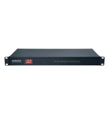 Блок питания/ OSNOVO Блок питания на 18 каналов, 19'', 1U, DC 12V, 1,11А на канал, суммарно до 20А, до 240Вт