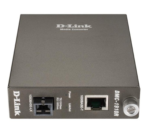Конвертор/ 1000Base-T to 1000Base-LX (up to 15 km, SC) Single Fiber Bi-Direction Media Converter