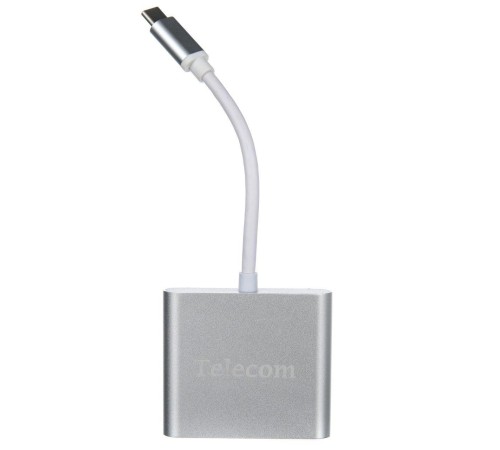 Кабель-концентратор/ Кабель-концентратор USB3.1 TypeCm -->HDMI+USB3.0 +PD charging 4K@30Hz, Telecom<TUC010> Кабель-концентратор/ Кабель-концентратор USB3.1 TypeCm -->HDMI+USB3.0 +PD charging 4K@30Hz, Telecom<TUC010>