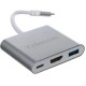 Кабель-концентратор/ Кабель-концентратор USB3.1 TypeCm -->HDMI+USB3.0 +PD charging 4K@30Hz, Telecom<TUC010>