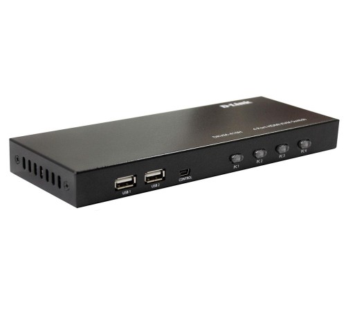 Коммутатор/ DKVM-410H 4-port KVM Switch, HDMI+USB ports