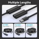 Активный кабель-удлинитель Vention USB 2.0 AM/AF с усилителем - 5м Черный