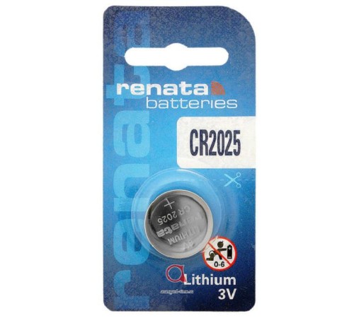 Батарейка 2025/ Батарейка Renata CR2025 BL1 Lithium 3V (10/300/2400) Батарейка 2025/ Батарейка Renata CR2025 BL1 Lithium 3V (10/300/2400)