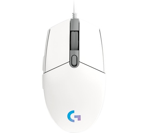 Мышь/ Logitech Mouse G102 LightSync White Gaming
