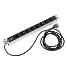 Блок розеток ЦМО Гор блок розеток Rem-16, 1х16A, амп, 8S, 19", шнур 3м