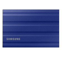 Внешние HDD и SSD/ Samsung External SSD T7 Shield, 2TB, Type C-to-C/A, USB 3.2 Gen2, R/W 1050/1000MB/s, IP65, 88x59x13mm, 98g, Blue (12 мес.)