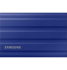Внешние HDD и SSD/ Samsung External SSD T7 Shield, 2TB, Type C-to-C/A, USB 3.2 Gen2, R/W 1050/1000MB/s, IP65, 88x59x13mm, 98g, Blue (12 мес.)