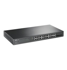 Коммутатор/ 28-Port Gigabit Smart Switch with 24-Port PoE+, 24 Gigabit PoE+ Ports, 4 Gigabit SFP Slots UKplug