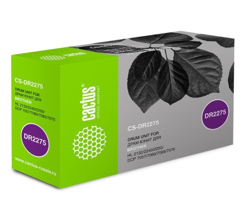 Блок фотобарабана Cactus CS-DR2275 DR-2275 черный ч/б:12000стр. для DCP 7057/7057R/7060 Brother Блок фотобарабана Cactus CS-DR2275 DR-2275 черный ч/б:12000стр. для DCP 7057/7057R/7060 Brother