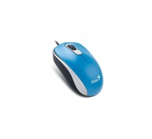 Мышь DX-110, USB, G5, голубая (blue, optical 1000dpi, подходит под обе руки)