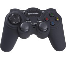 Defender Проводной геймпад Game Racer Turbo RS3 USB-PS2/3, 12 кнопок, 2 стика