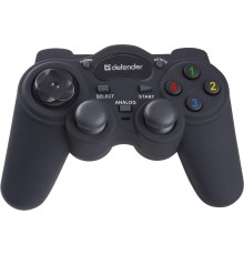 Defender Проводной геймпад Game Racer Turbo RS3 USB-PS2/3, 12 кнопок, 2 стика