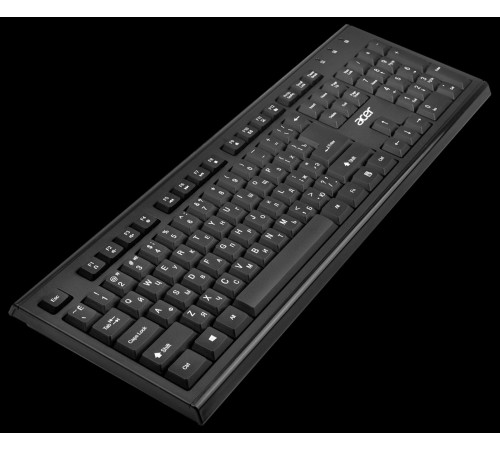 Набор клавиатура+мышь/ Беспроводной набор (клав+мышь) ACER OKR120 Wireless 2.4G combo set black Набор клавиатура+мышь/ Беспроводной набор (клав+мышь) ACER OKR120 Wireless 2.4G combo set black
