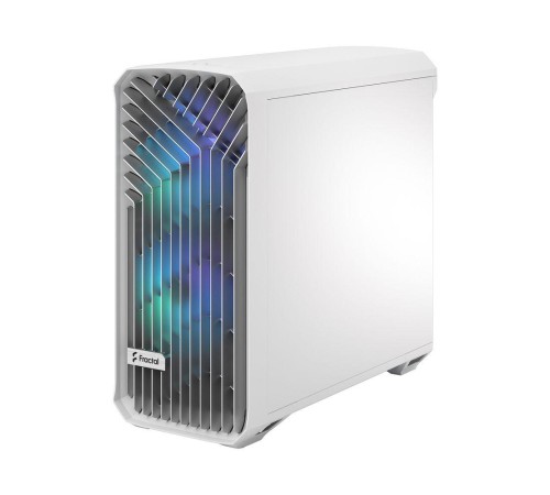 Корпус ПК без блока питания/ Case Fractal Design Torrent RGB TG Clear Tint, Full-Tower, 2x180mm + 3x140mm RGB, 2xUSB-A 3.2 + 1xUSB 3.2 Type-C E-ATX, SSI-CEB, SSI-EEB, ATX, mATX, mITX White