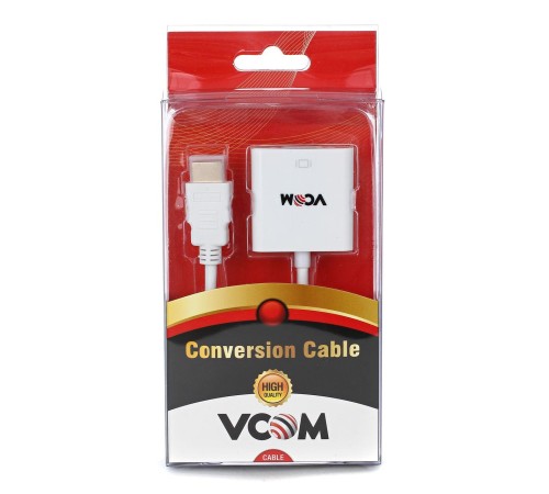 Кабель-переходник/ Кабель-переходник HDMI(M) ---> VGA(F)  VCOM <CG558>