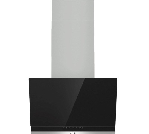 Вытяжка Gorenje/ Вытяжка Gorenje, 60 см, производительность 639-740 м3/ч, сенсорное управление, таймер, 4 скорости, светодиодное освещение, энергоэффективность А, уровень шума 67 дБ, цвет черный