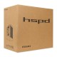 Корпус без блока питания/ Case HSPD M330, Mesh Mini-tower, Black, TG, 0.6 SPCC, 3x120mm ARGB (M11-120) mATX, mITX 175/330/160mm 2x2.5", 2x3.5", 4xPCI 1xUSB-A 3.0, 2xUSB-A1.0 365x216x405mm
