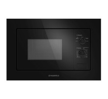 Встраиваемая микроволновая печь MAUNFELD MBMO.20.1PGB/ 60 см, 595x343,5x388 мм, механическое управление, 20 л, 1250 Вт, черный цвет, фурнитура черная