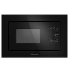 Встраиваемая микроволновая печь MAUNFELD MBMO.20.1PGB/ 60 см, 595x343,5x388 мм, механическое управление, 20 л, 1250 Вт, черный цвет, фурнитура черная