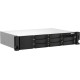 Сетевое хранилище без дисков/ SMB QNAP TS-864eU-8G NAS, 8-tray 3,5"/2,5" w/o HDD, 4-core Intel Celeron N5095 2.0-2.9 GHz, 8GB DDR4 max, 2x2.5GbE LAN, 2U Rackmount, 1x300W PSU. W/o rail kit RAIL-B02
