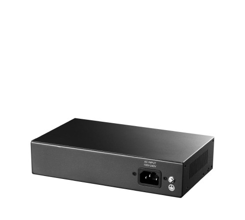 Коммутатор/ 8 RJ-45 10/100/1000M PSE ports +2 RJ45 10/100/1000  Uplink Port Unmanaged PoE+ Switch 120W, CCTV/VLAN mode support, long distance:250M at CCTV mode.  802.3af/at standard,  Aternative 1/2(+),3/6(-), Rack-mountable Steel Case, Watchdog, 120W int