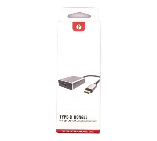 Aдаптер/ Aдаптер USB 3.1 Type-Cm -->HDMI A(f) 4K@60Hz, Aluminum Shell, VCOM<CU423T>