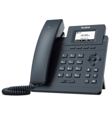 IP Телефон YEALINK SIP-T30,  1 аккаунт, 2.3" LCD-экран 132х64, шт. БП в комплекте
