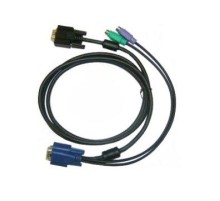 кабель/ DKVM-IPCB5/10 KVM Cable with VGA and 2xPS/2 connectors for DKVM-IP8/T1, 5m, 10pcs/pack