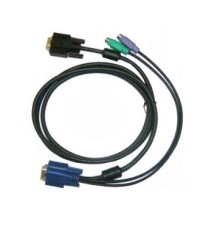 кабель/ DKVM-IPCB5/10 KVM Cable with VGA and 2xPS/2 connectors for DKVM-IP8/T1, 5m, 10pcs/pack