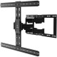 Кронштейн ONKRON/ 32-90" макс 400*600 наклон -5°/+10°, поворот ±45° Макс нагрузка 50кг, от стены 34-415мм, черный