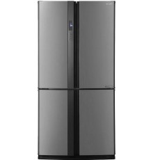 Холодильник Sharp/ 172x89.2x77.1 см, объем камер 345+211, No Frost, морозильная камера снизу,серебристый