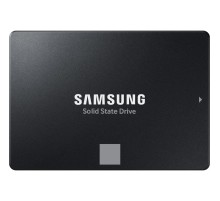 Твердотельный накопитель/ Samsung SSD 870 EVO, 2000GB, 2.5" 7mm, SATA3, 3-bit MLC, R/W 560/530MB/s, IOPs 98 000/88 000, DRAM buffer 2048MB, TBW 1200, DWPD 0.33 (12 мес.)