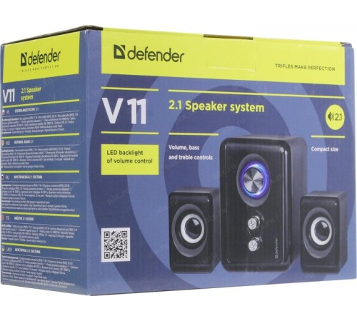 Defender Акустическая 2.1 система V11 11 Вт, питание от USB