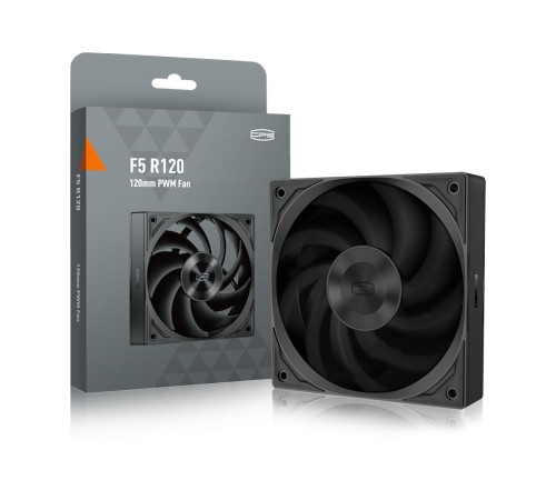 Кулер для корпуса/ Case Cooler PCCooler F5R120 (120x120x25mm, 4-pin PWM, 86.73CFM, 32dBA, 2200RPM, Black) Кулер для корпуса/ Case Cooler PCCooler F5R120 (120x120x25mm, 4-pin PWM, 86.73CFM, 32dBA, 2200RPM, Black)