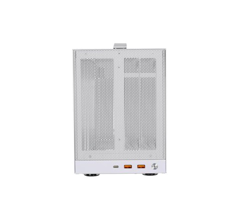 Корпус без блока питания/ Case PCCooler K101 MESH WH 3F, Mini-Tower, Mesh, 3x120mm, 2xUSB-A 3.0 + 1xUSB-C 3.1, SFX PSU Support, mITX White Корпус без блока питания/ Case PCCooler K101 MESH WH 3F, Mini-Tower, Mesh, 3x120mm, 2xUSB-A 3.0 + 1xUSB-C 3.1, SFX PSU Support, mITX White